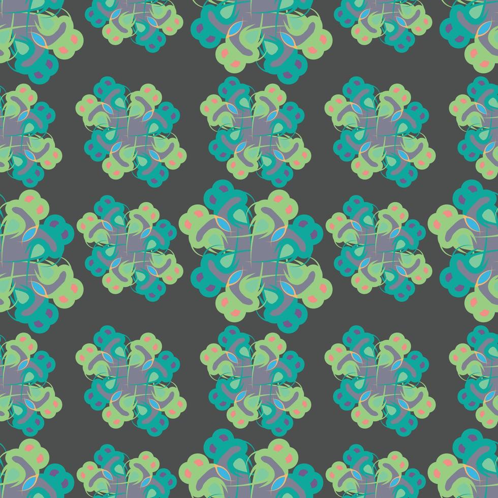New seamless abstract pattern with floral ornament and high quality illustration. finally it is an expensive design vector