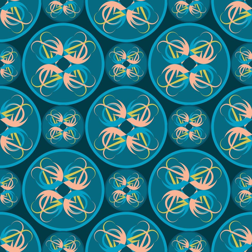 New seamless abstract pattern with floral ornament and high quality illustration. finally it is an expensive design vector
