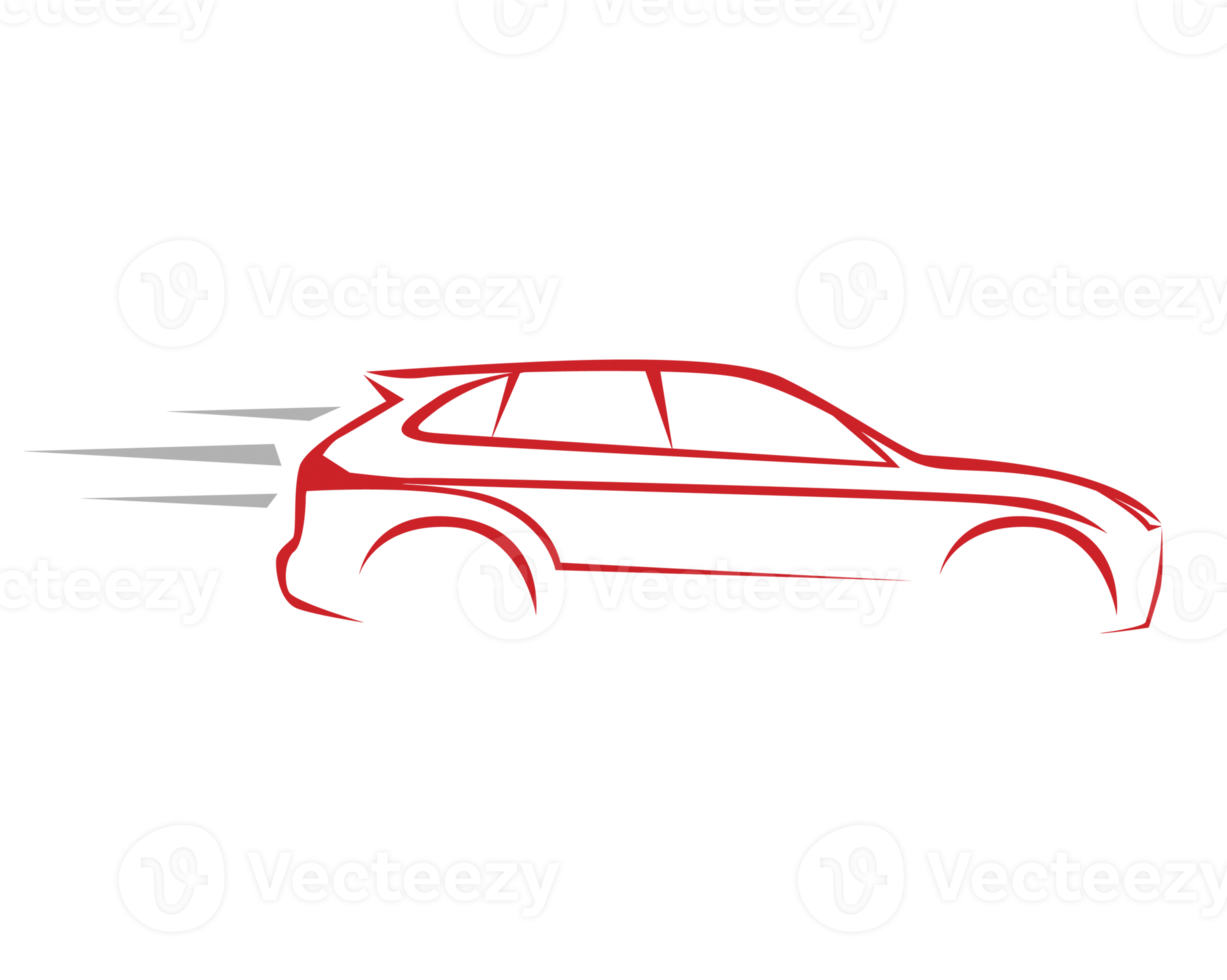 Red vehicle car logo png