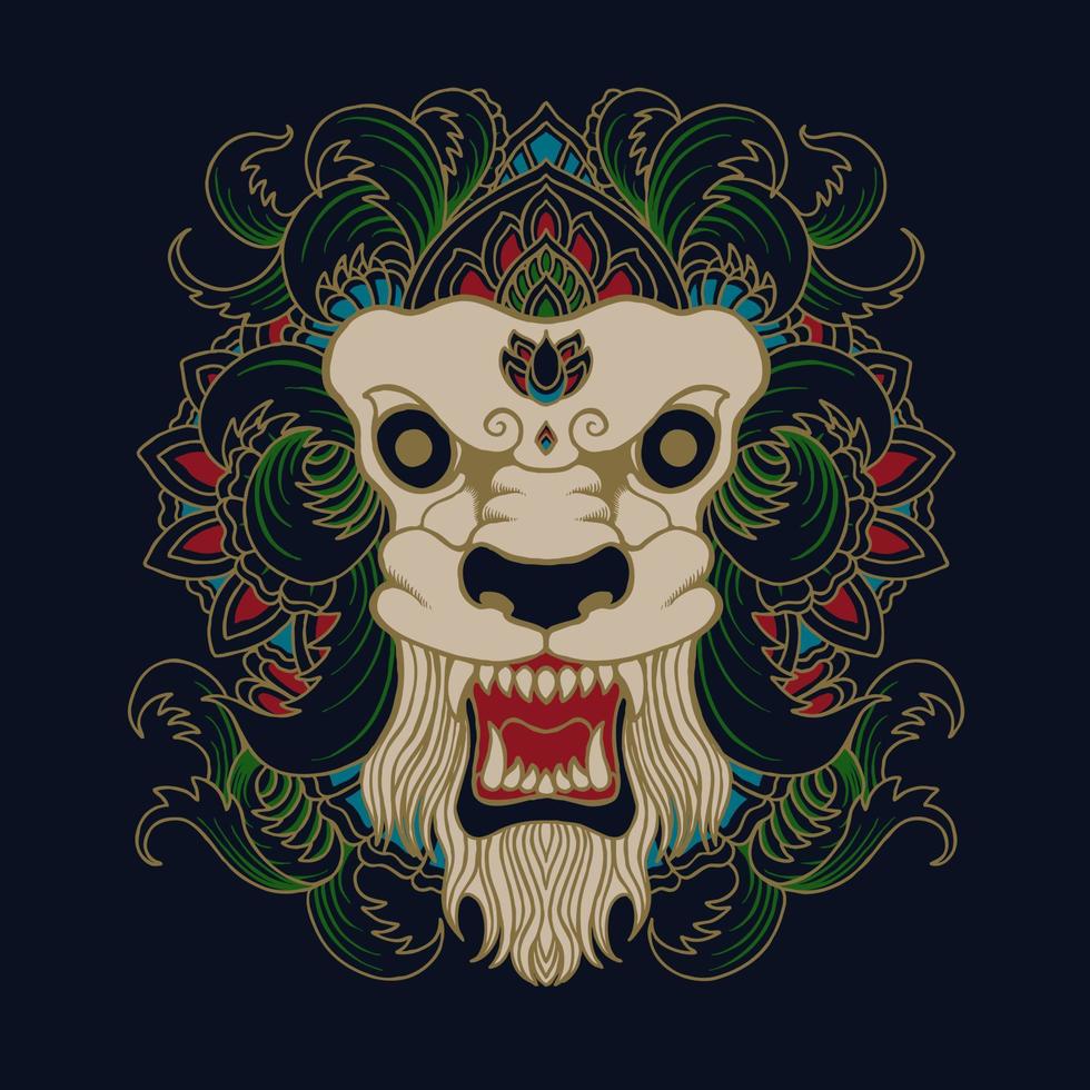 the king ornament vector