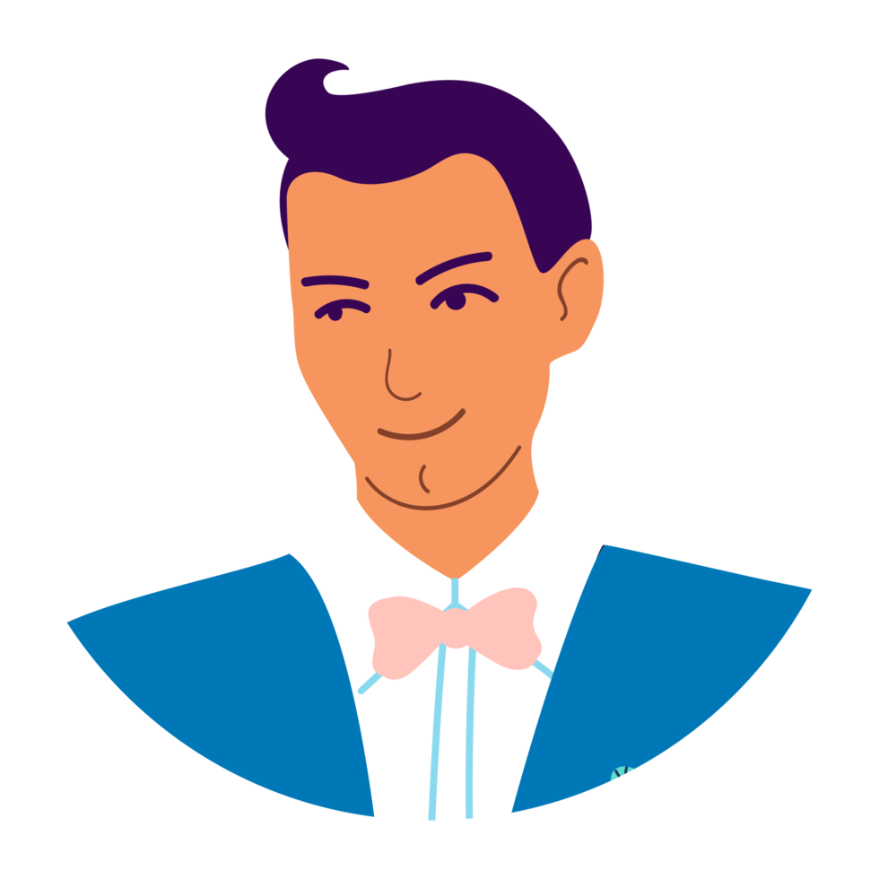 avatar de um homem moreno png