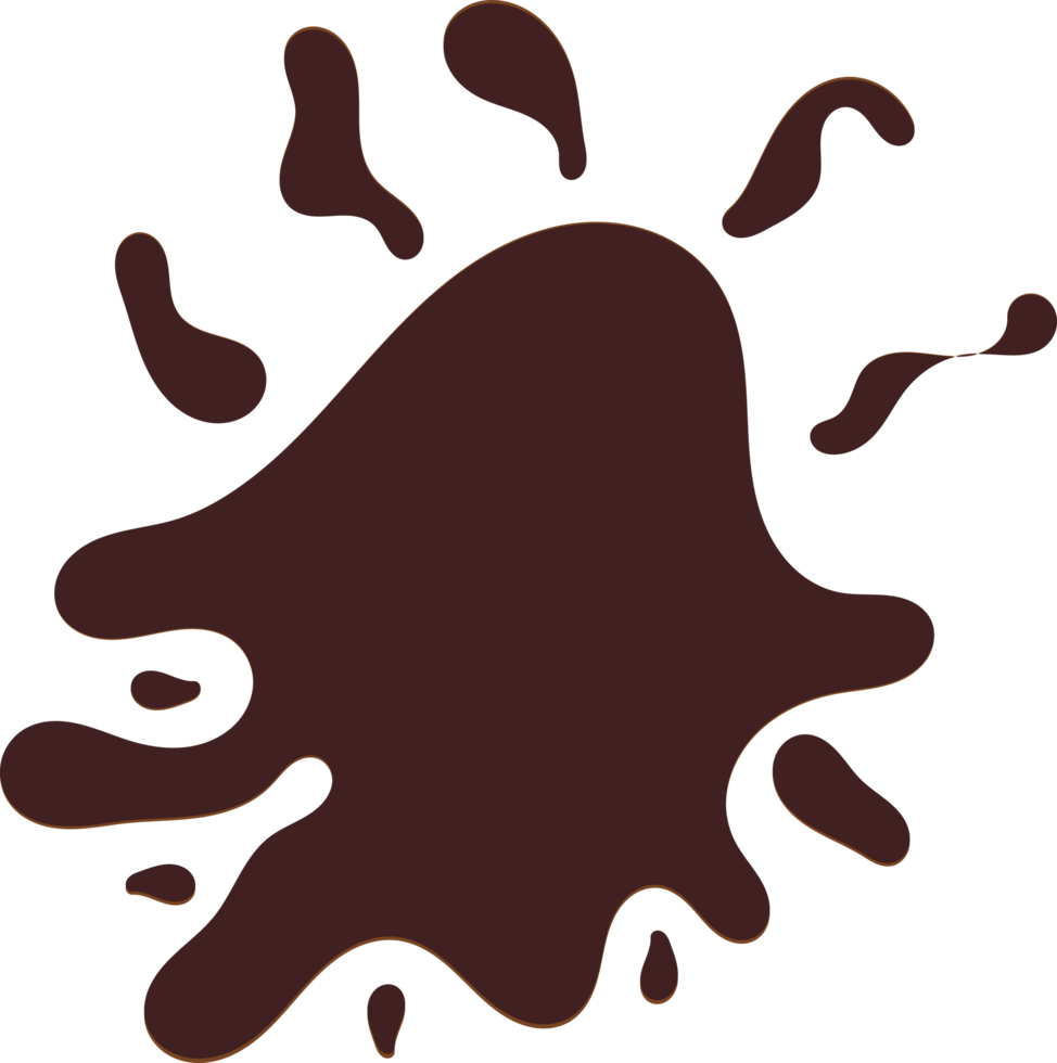 Schokoladenspritzer-Symbol png