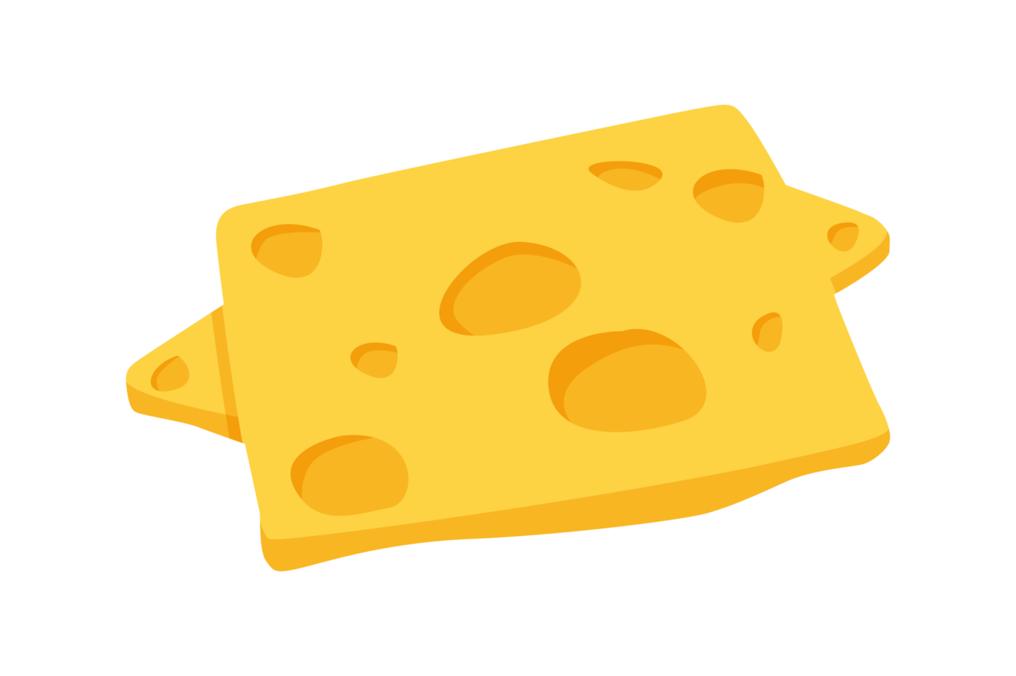 Käse in dünne Scheiben png