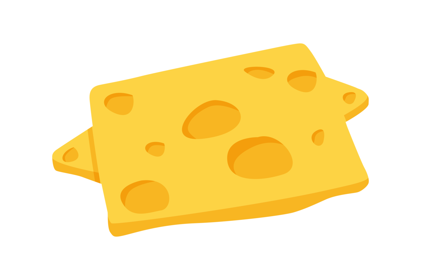 Thin Slice Cheese png