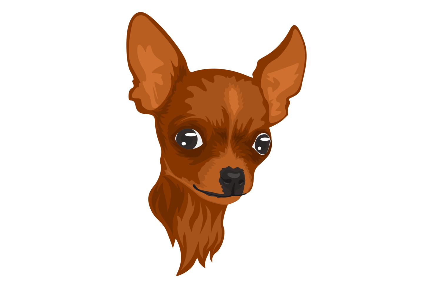 süßer brauner Chihuahua-Hund 13923859 PNG