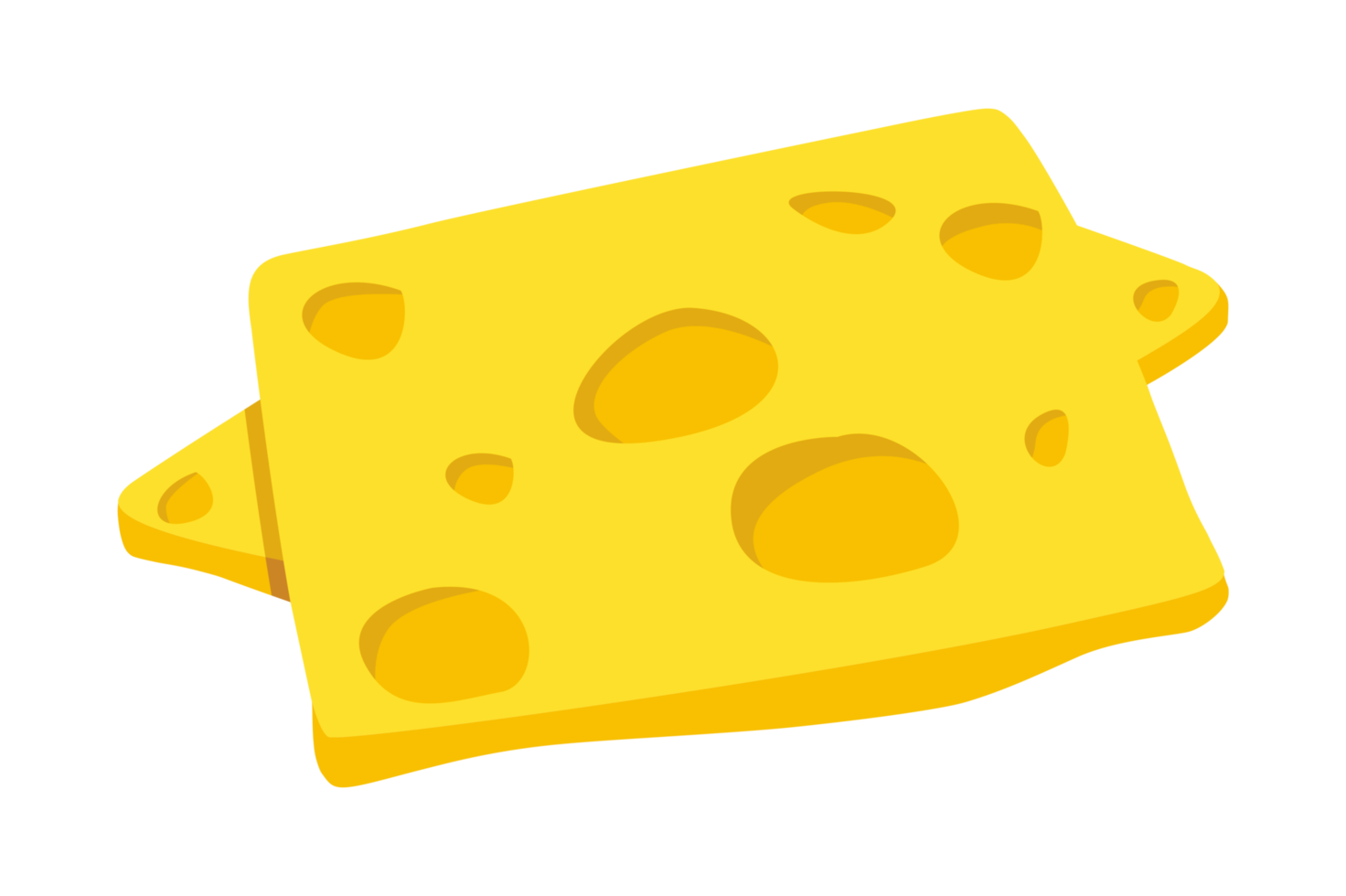 Thin Slice Cheese png