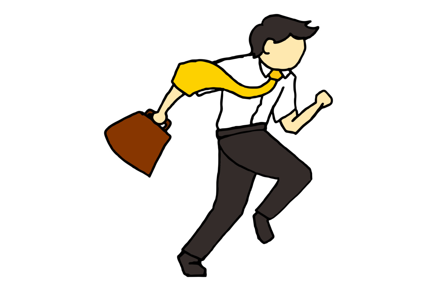 Businessman Cartoon Character Design png