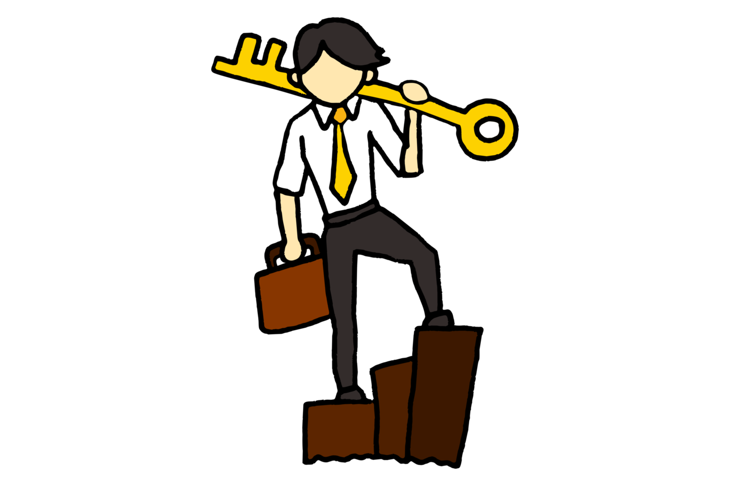 Businessman Cartoon Character Design png