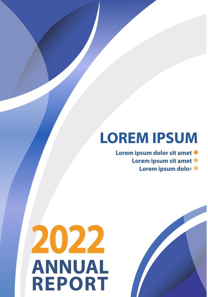 glass annual report design vector illustration