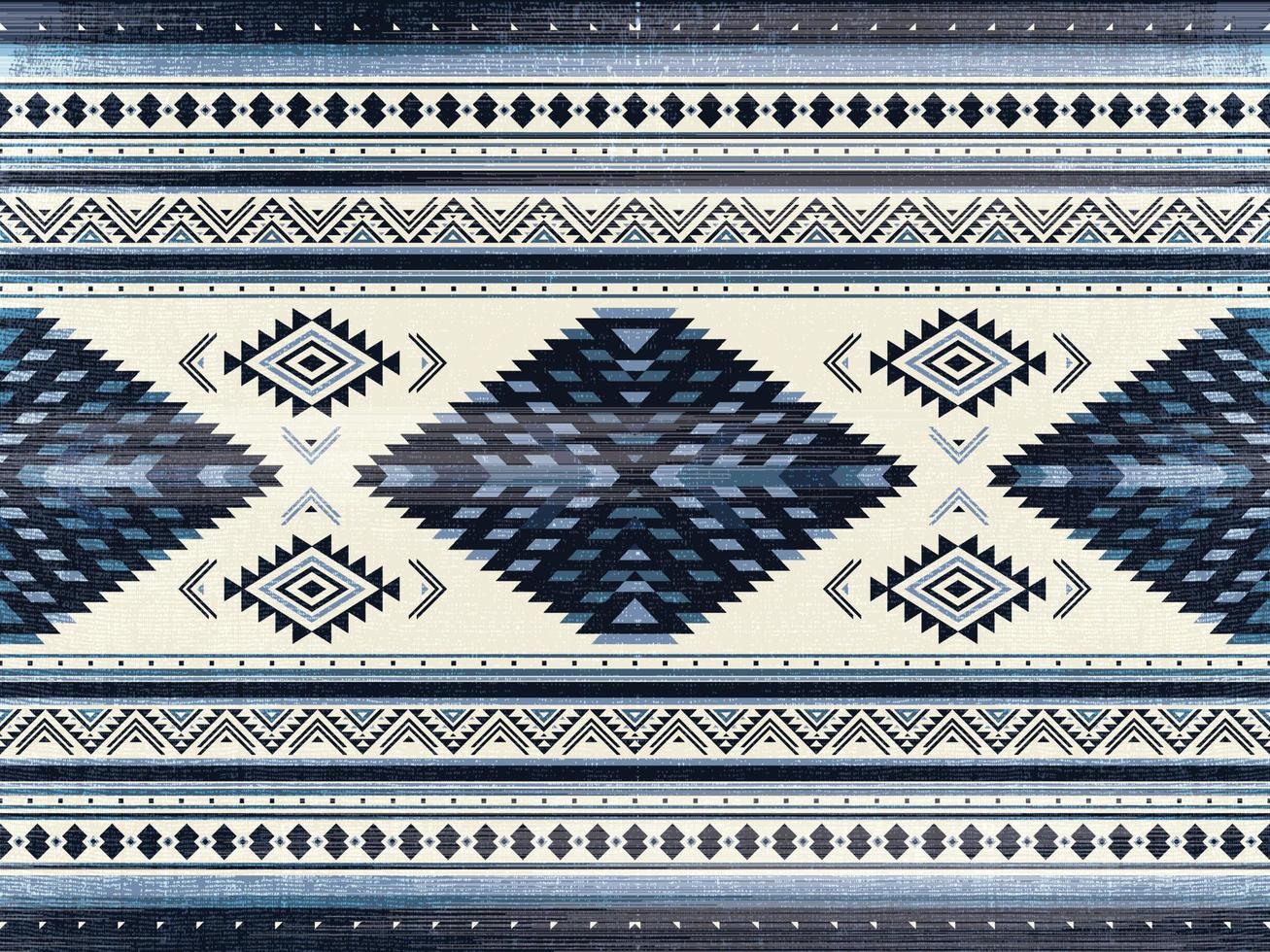 Native american indian ornament pattern geometric ethnic textile texture tribal aztec pattern navajo mexican fabric seamless Vector decoration fashion