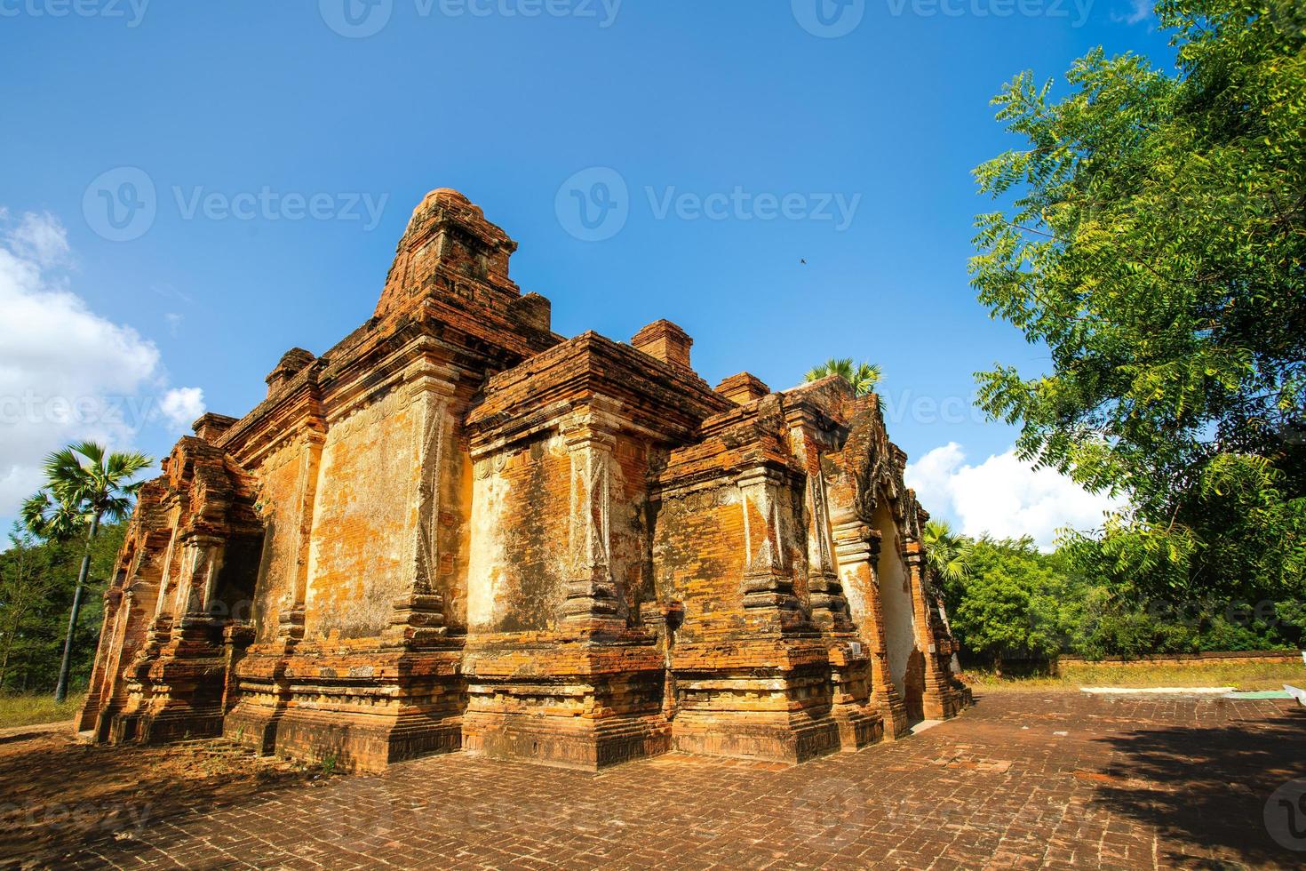 Gubyaukgyi temple, a Buddhist temple located in Myinkaba Village at south of Bagan, Mandalay region, Myanmar photo