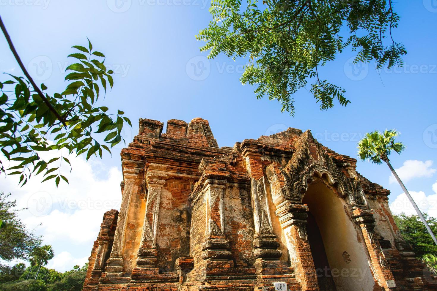Gubyaukgyi temple, a Buddhist temple located in Myinkaba Village at south of Bagan, Mandalay region, Myanmar photo