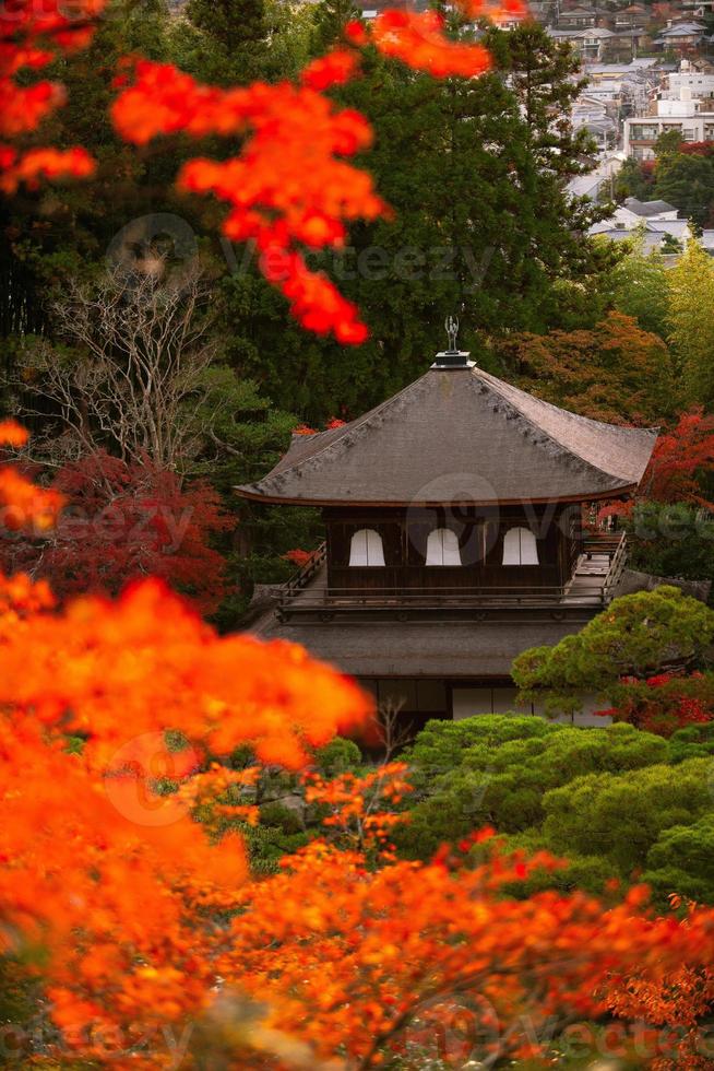 Ginkaku-ji, Temple of the Silver Pavilion or officially named Jisho-ji, or Temple of Shining Mercy, a Zen temple in the Sakyo ward of Kyoto, Kansai, Japan photo