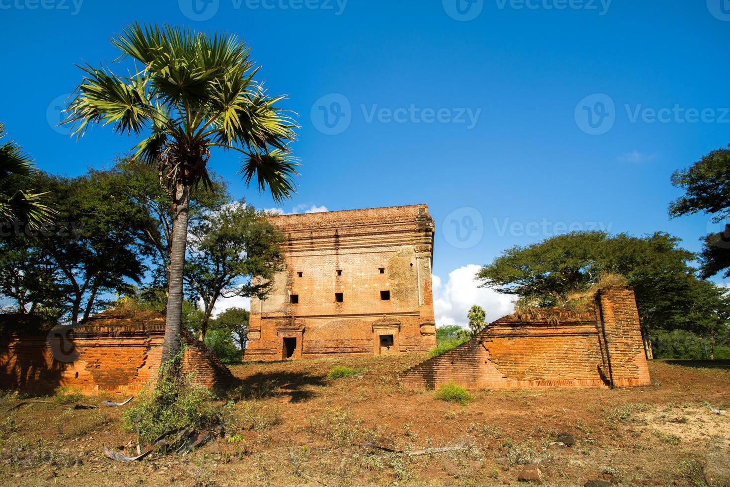 Ancient pagodas in old Bagan, an ancient city located in the Mandalay Region of Myanmar photo