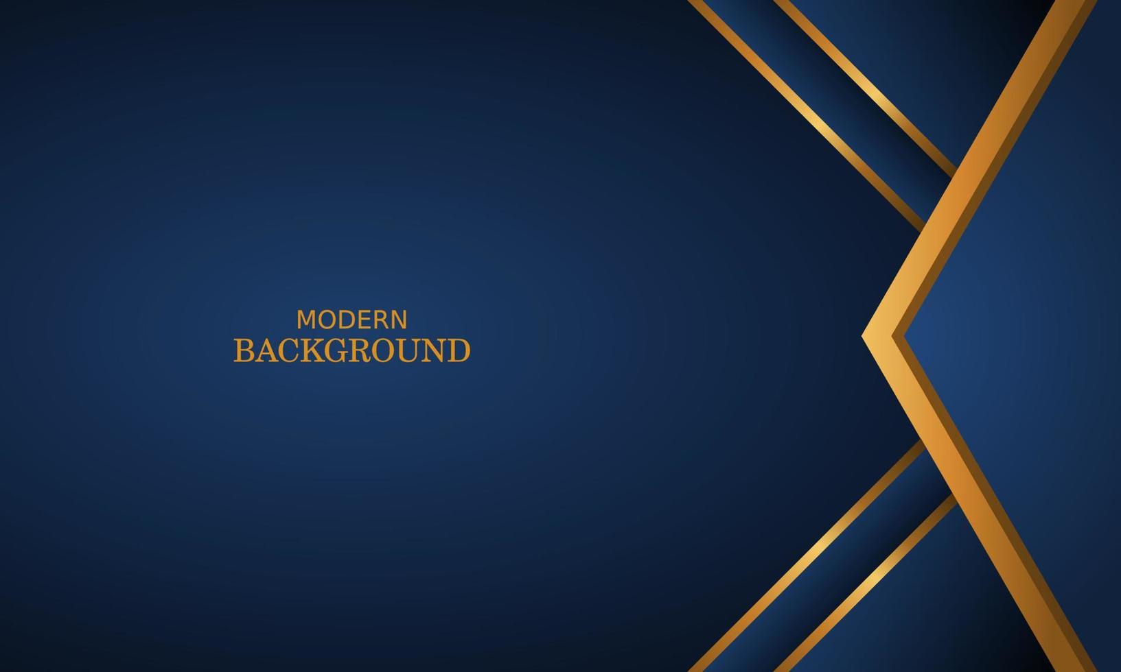 dark blue luxury premium background and gold line. vector