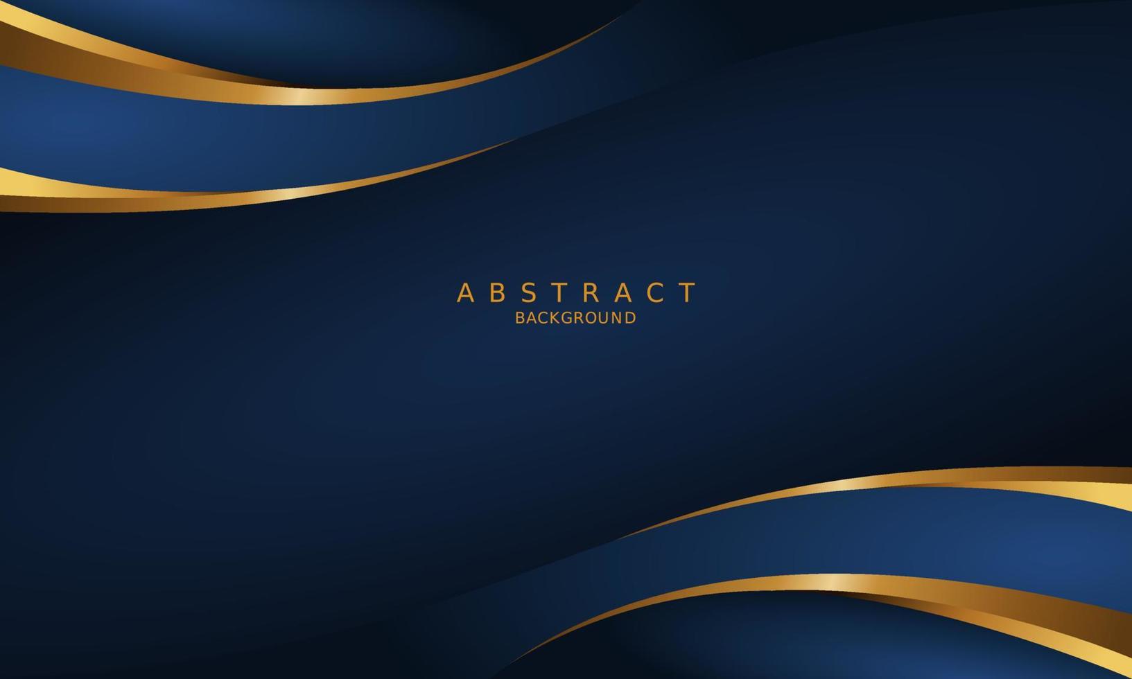 dark blue luxury premium background and gold line. vector