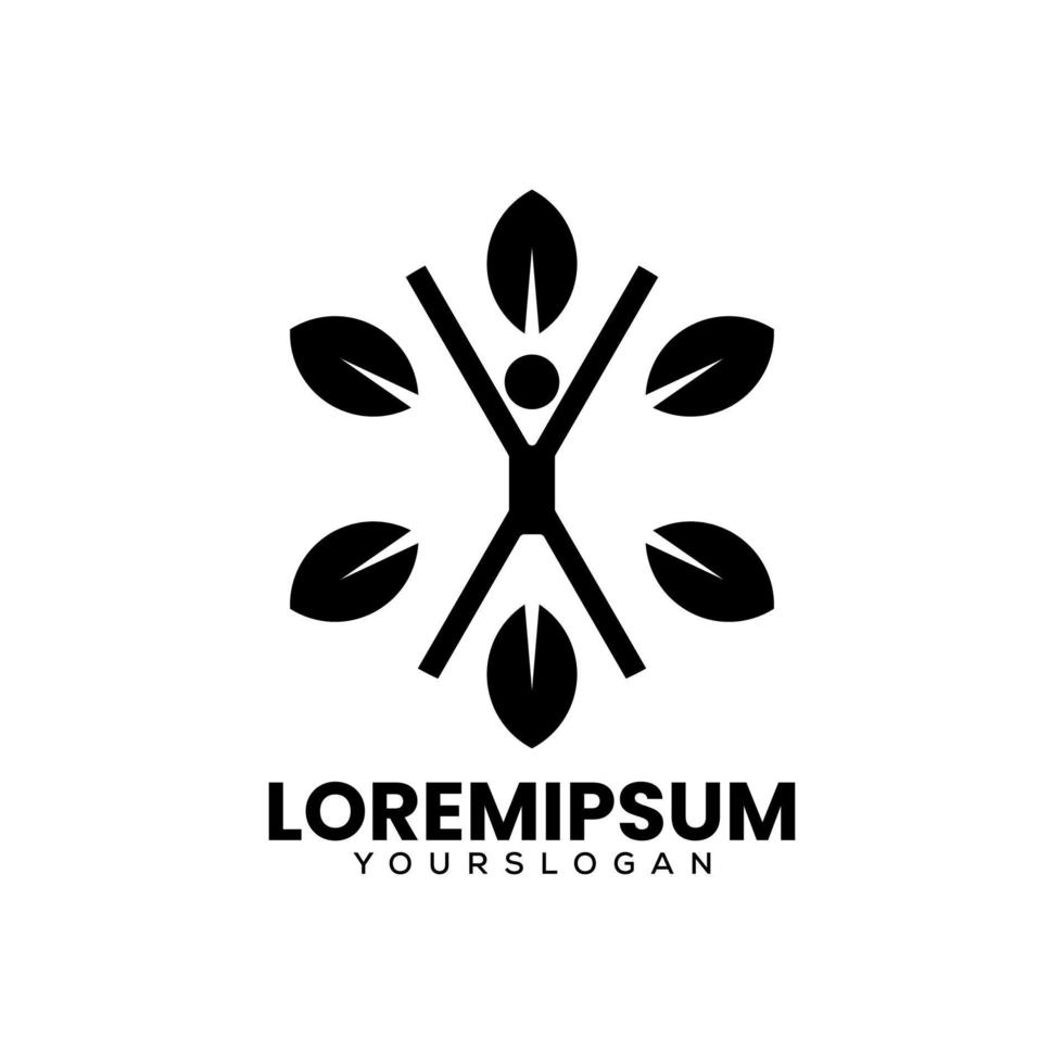 natural life logo 13924852 Vector Art at Vecteezy