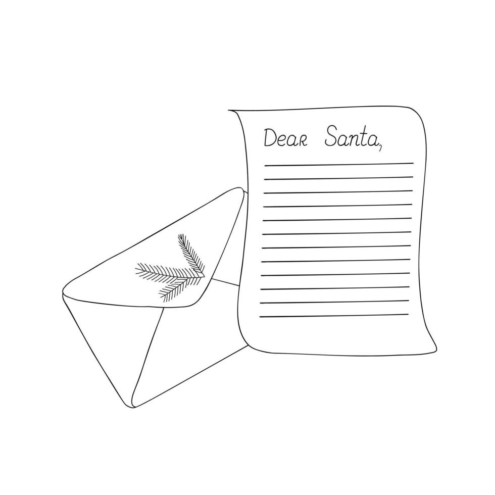 letter-to-santa-claus-template-with-decorated-envelope-hand-drawn