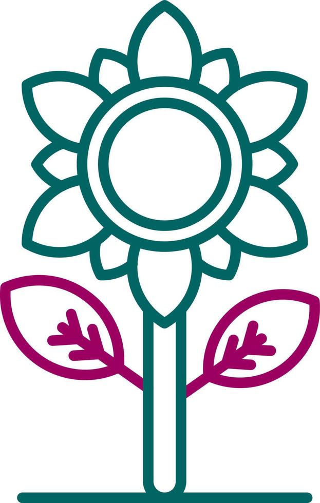 Sunflower Vector Icon