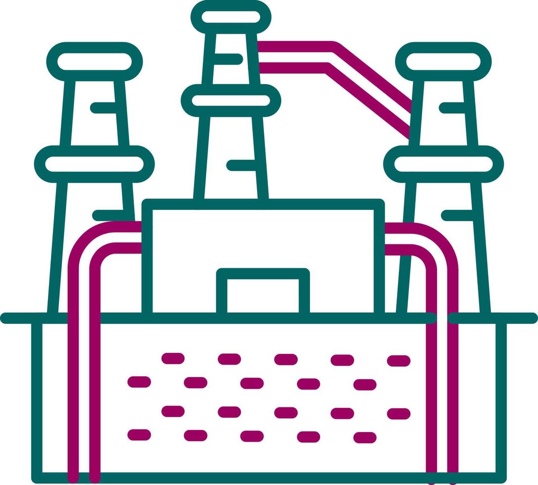 Geothermal Energy Vector Icon