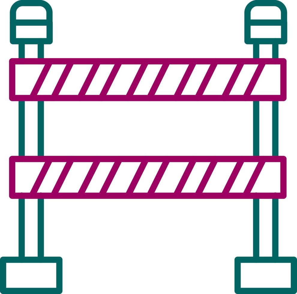 Police Line Vector Icon