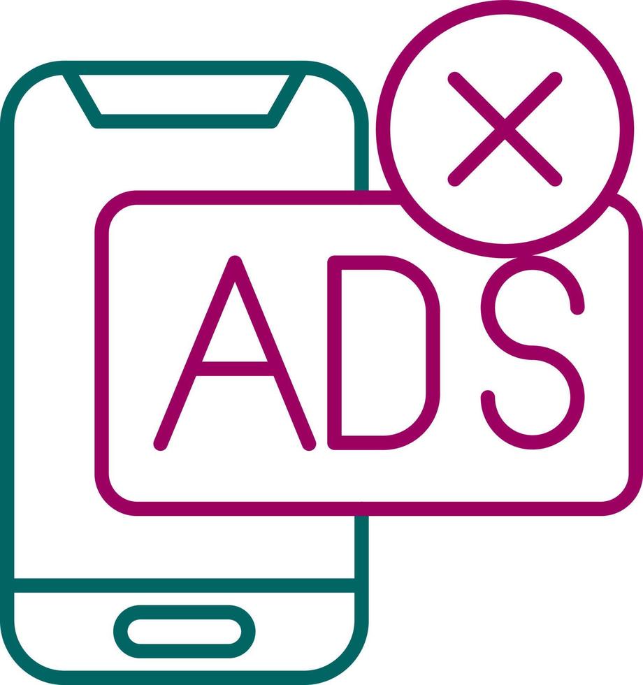 AD Block Vector Icon
