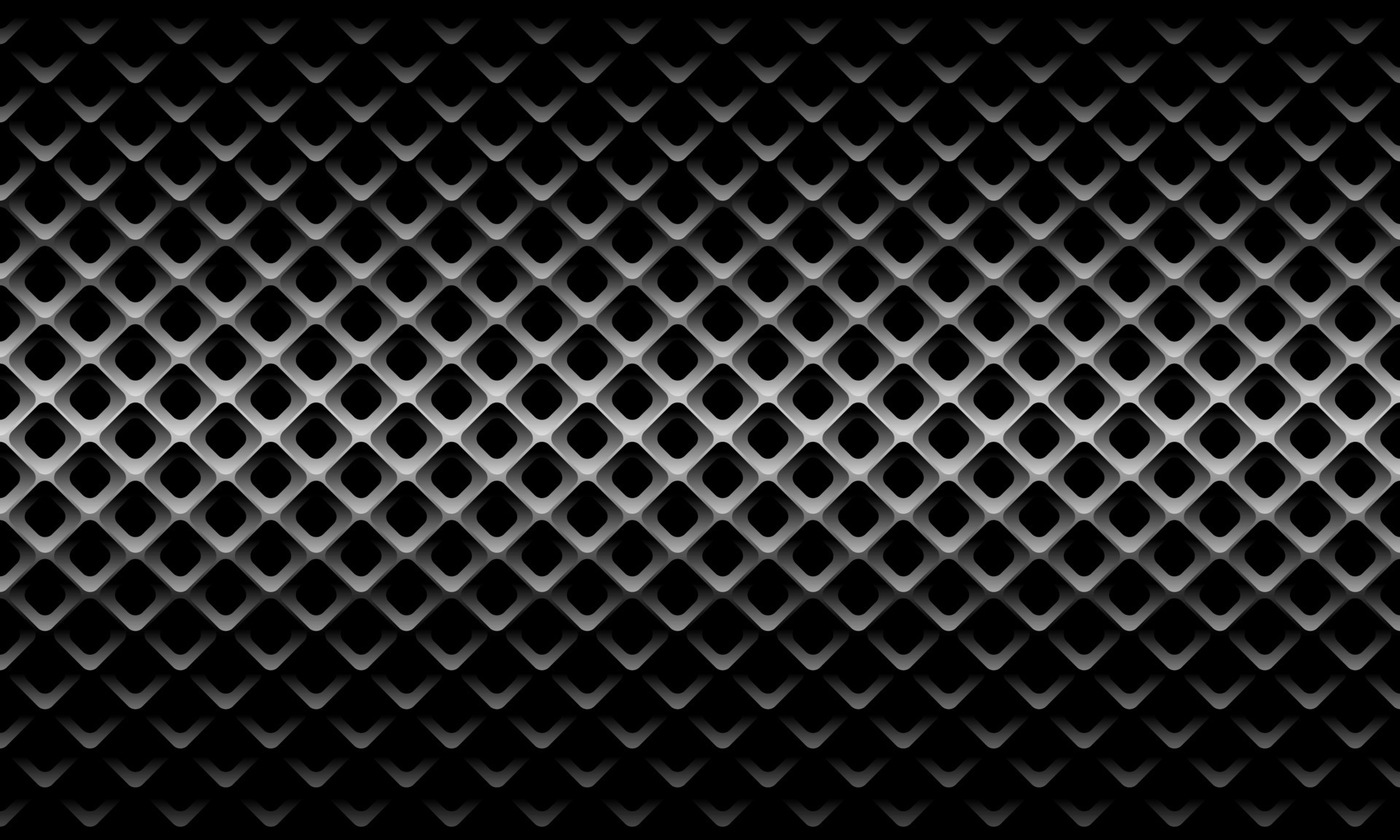 Abstract metal square mesh black shadow background texture vector