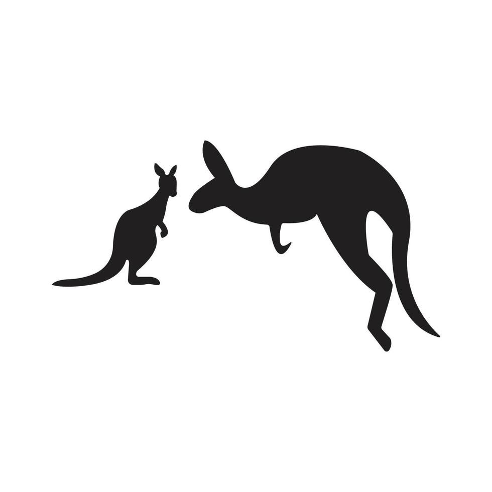 kangaroo Logo Template vector illustration design