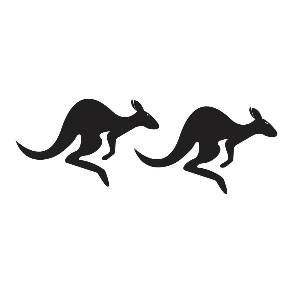 kangaroo Logo Template vector illustration design