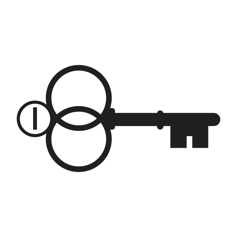 Key icon vector illustration