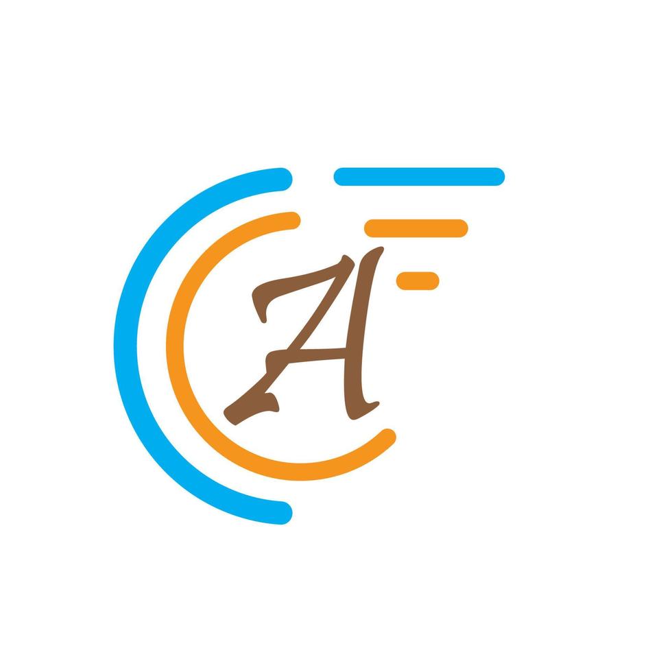 Letter A Logo Template vector icon design
