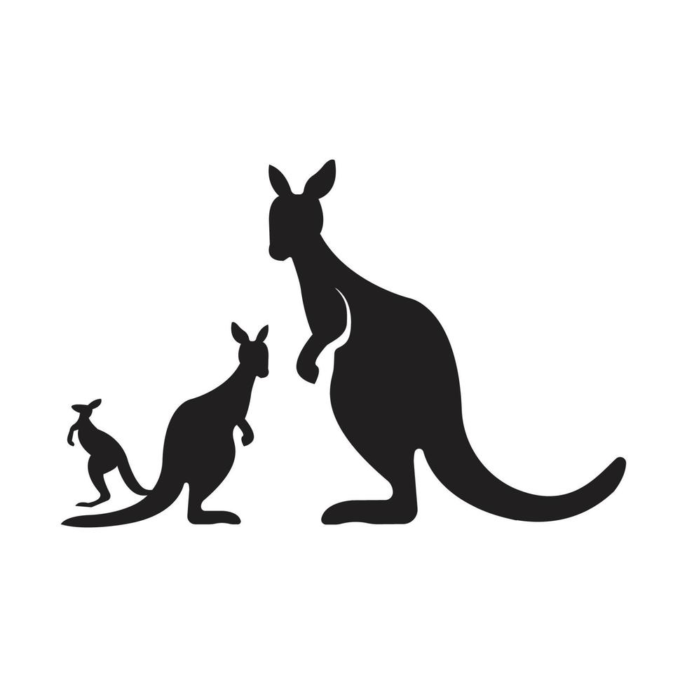 kangaroo Logo Template vector illustration design