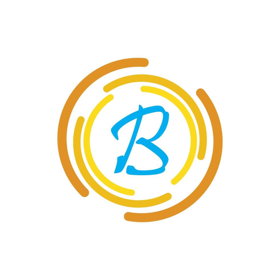 Letter B Logo Template vector icon design