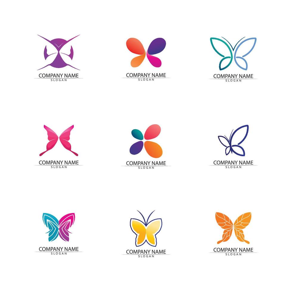 Beauty Butterfly icon design vector