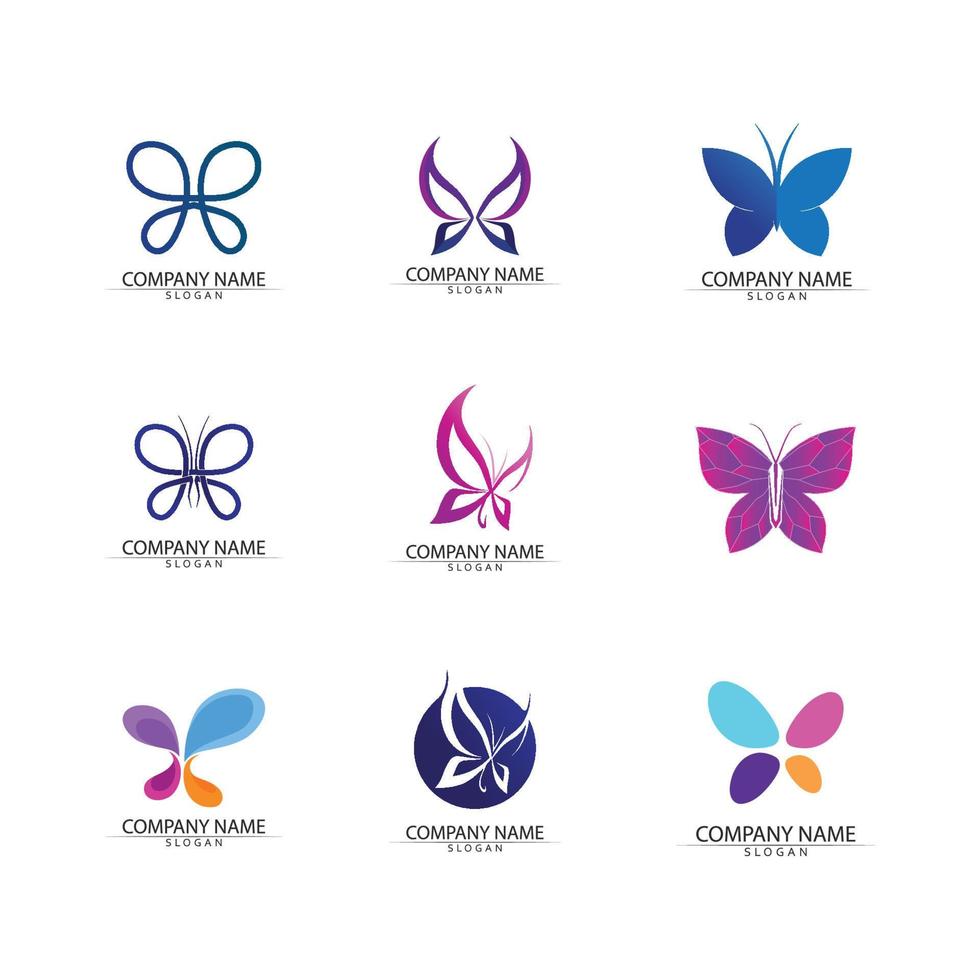Beauty Butterfly icon design vector