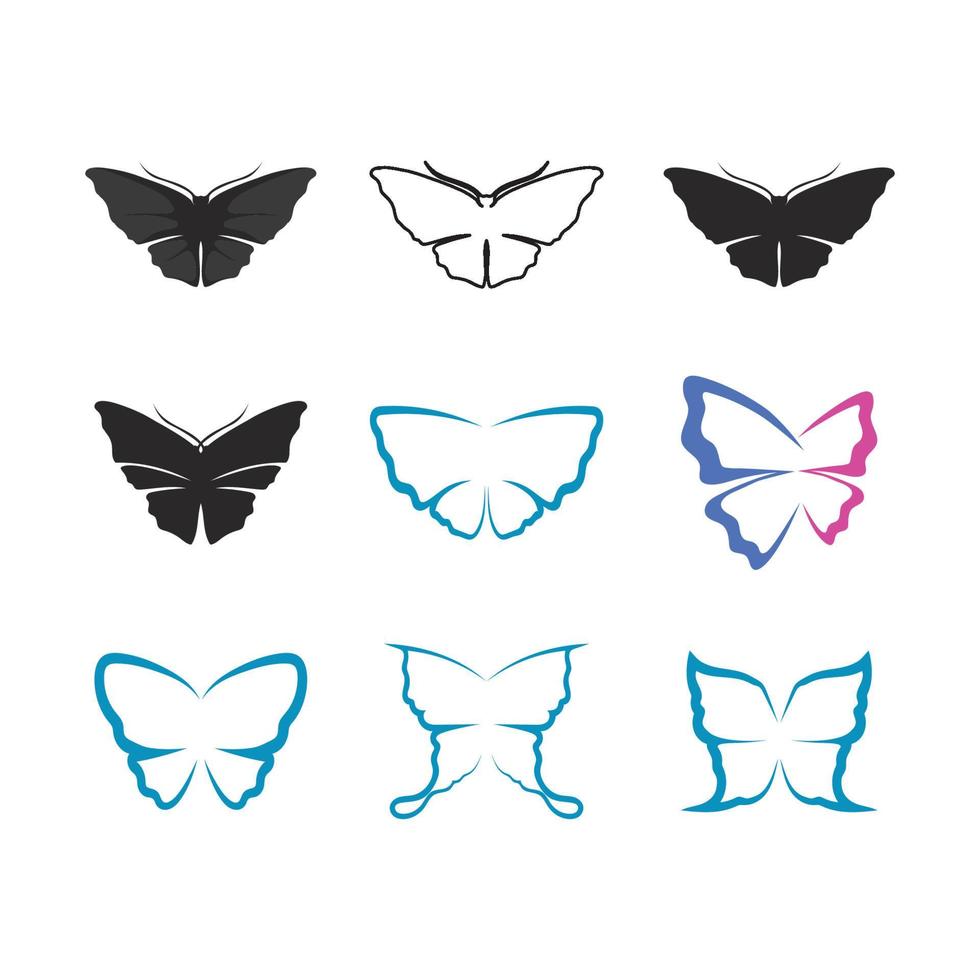 Beauty Butterfly icon design vector