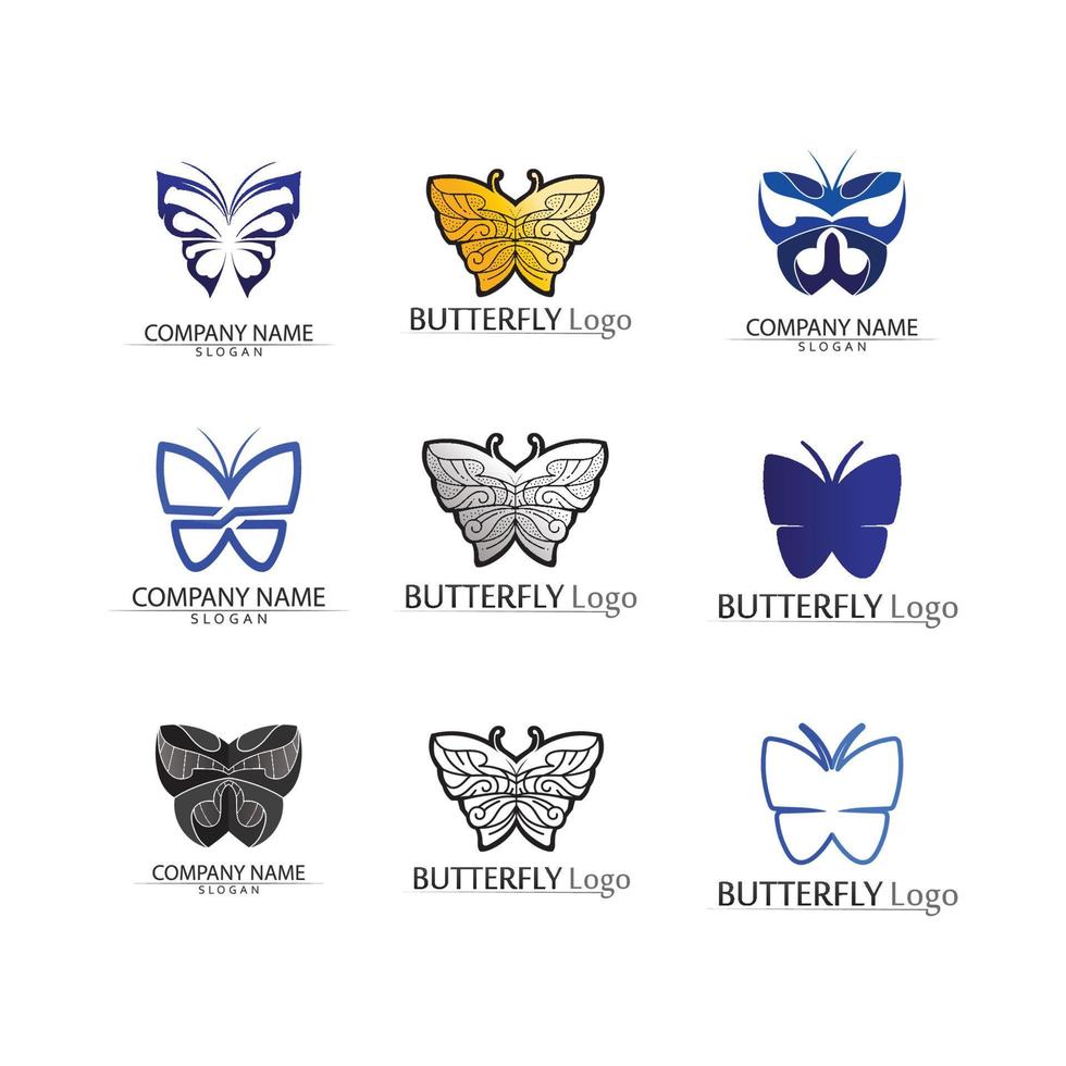 Beauty Butterfly icon design vector