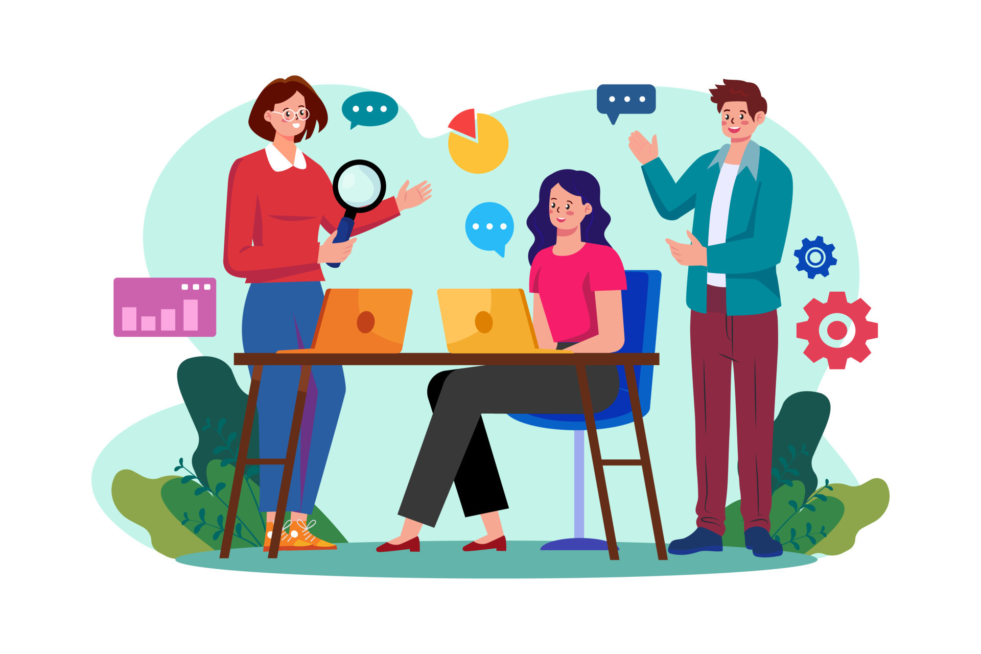 Team Discussion With Business Head 13927193 Vector Art At Vecteezy team-discussion-with-business-head-13927193-vector-art-at-vecteezy