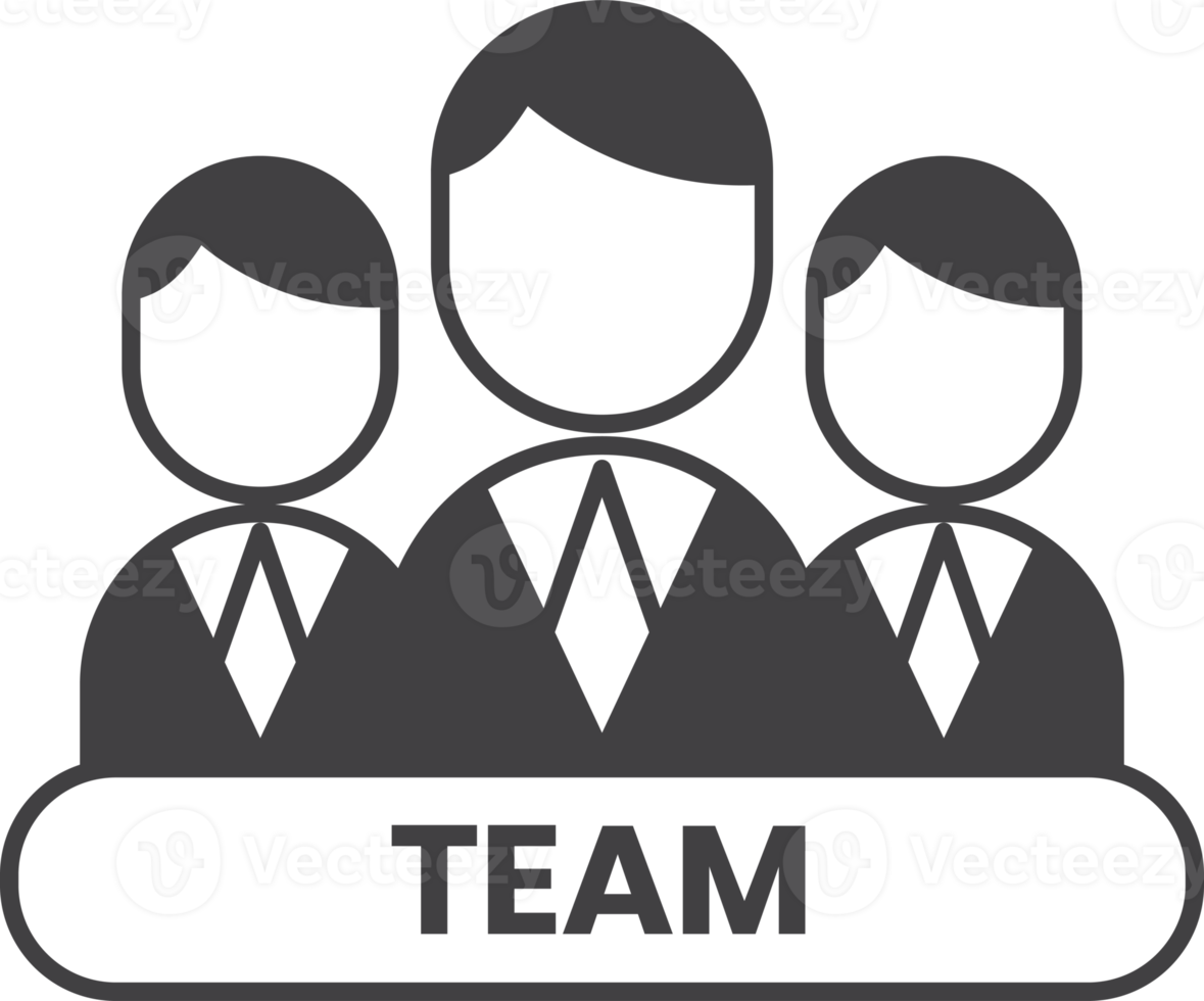 company and team illustration in minimal style png