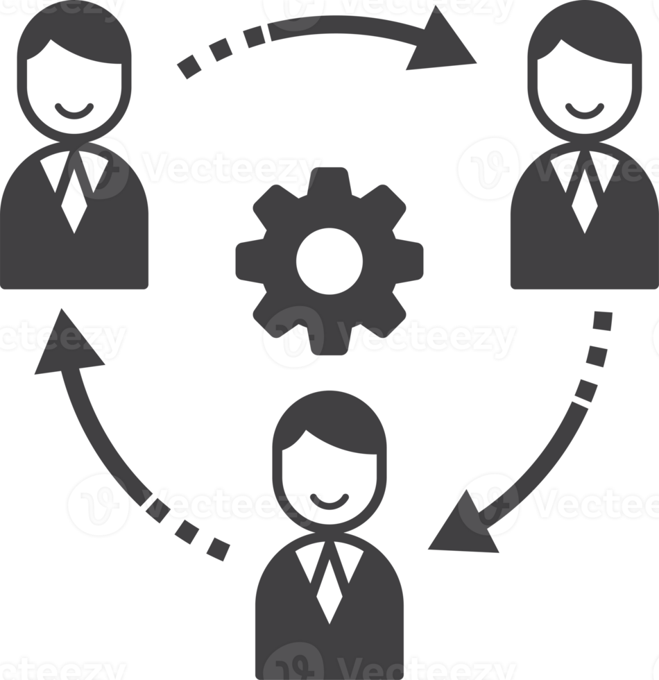 career change circle illustration in minimal style png