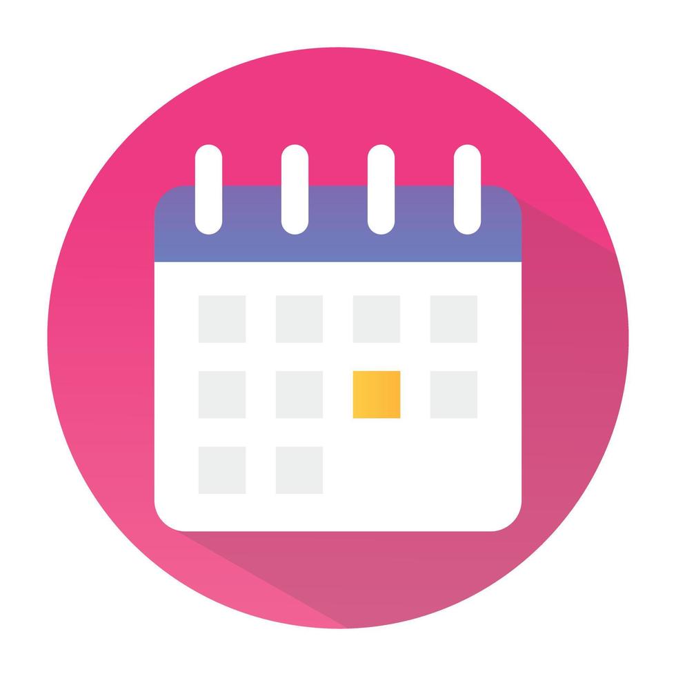 Trendy Calendar Concepts vector