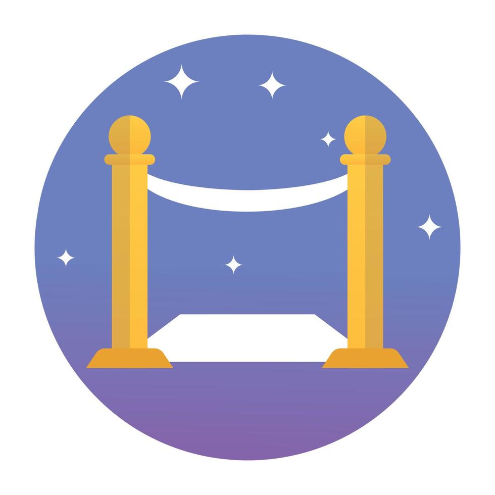 Trendy Grand Entrance vector