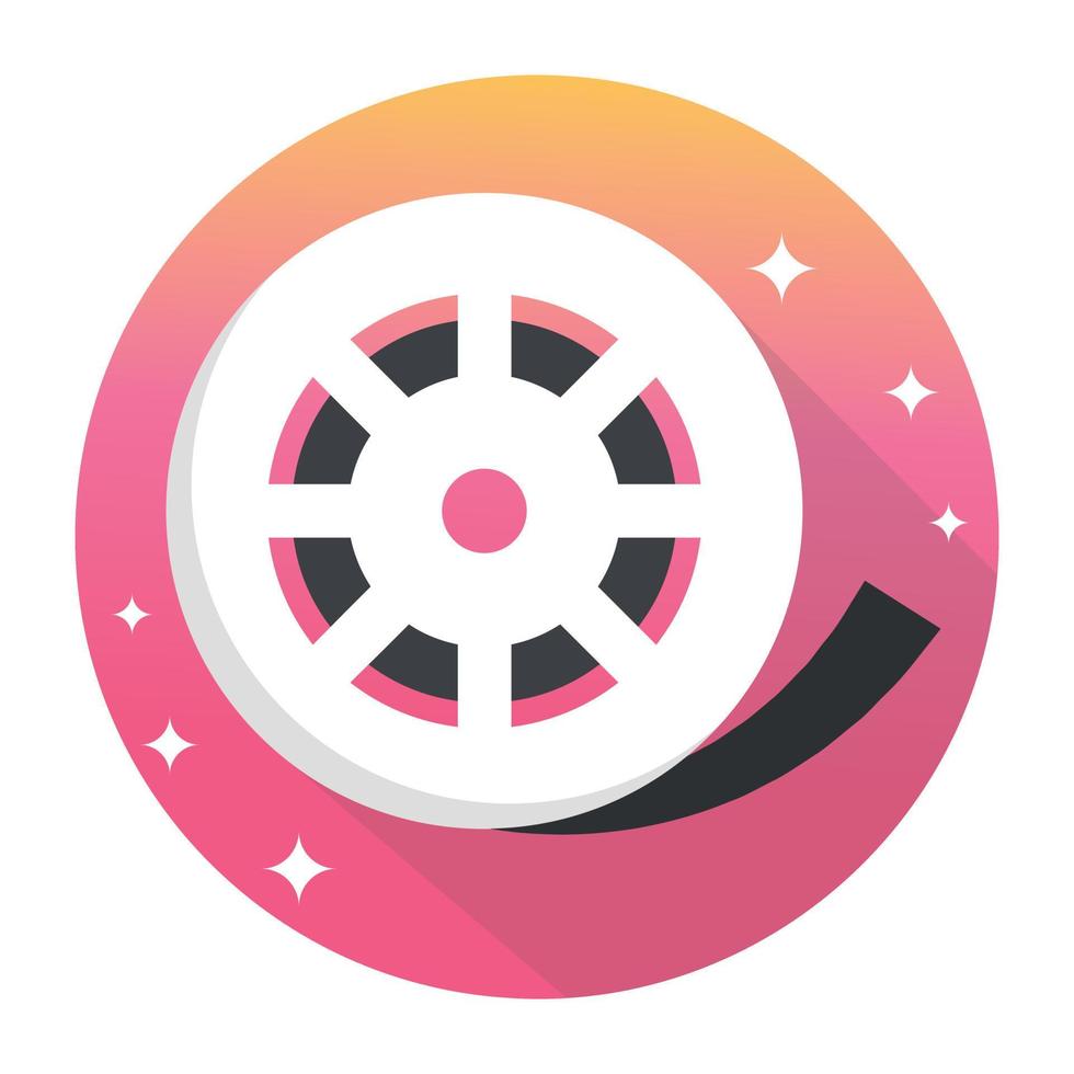 Trendy Tape Reel vector