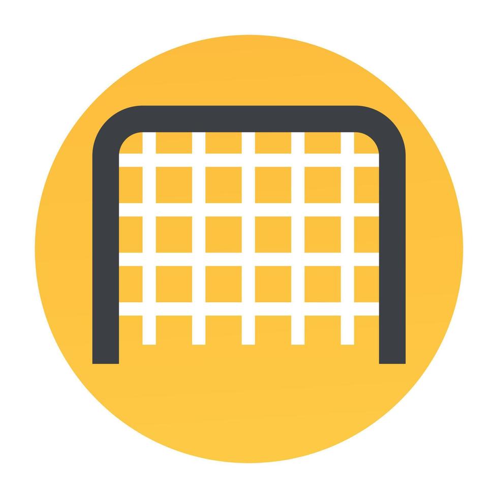 Trendy Football Goal vector