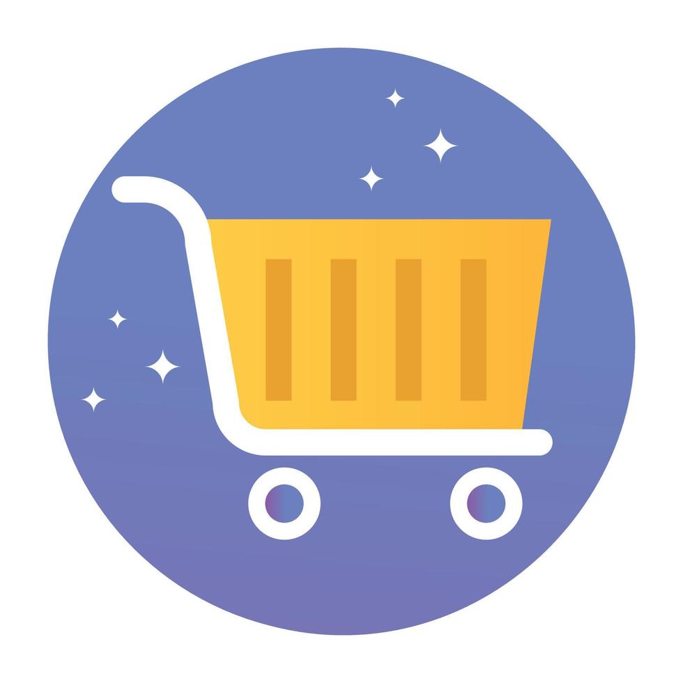 Trendy Cart Concepts vector