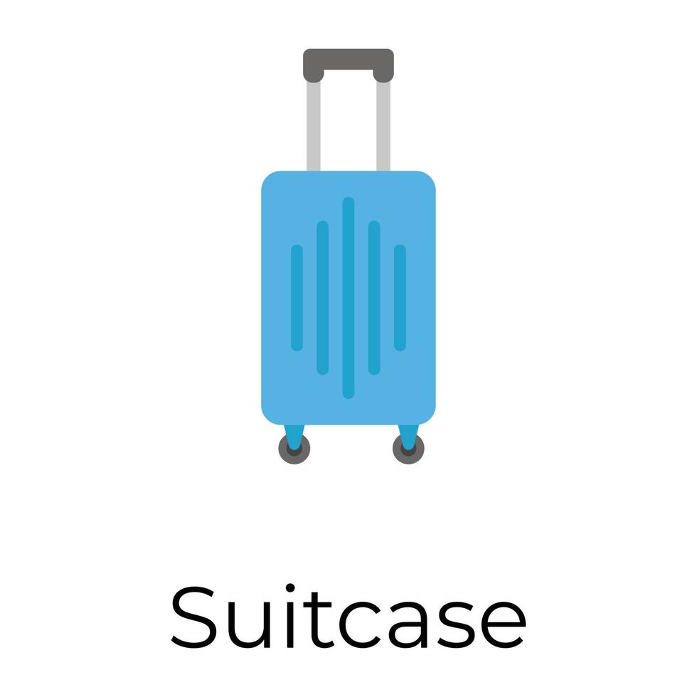 Trendy Suitcase Concepts vector