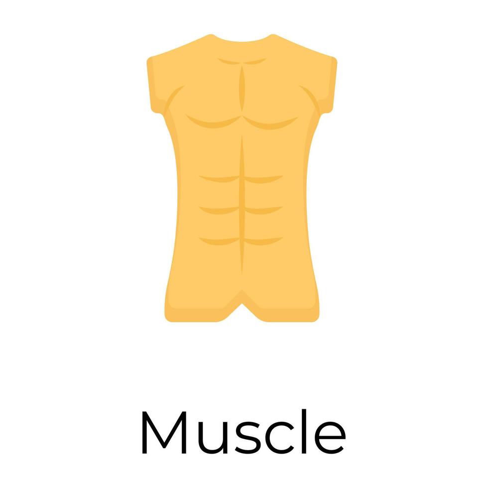 Trendy Muscle Concepts vector