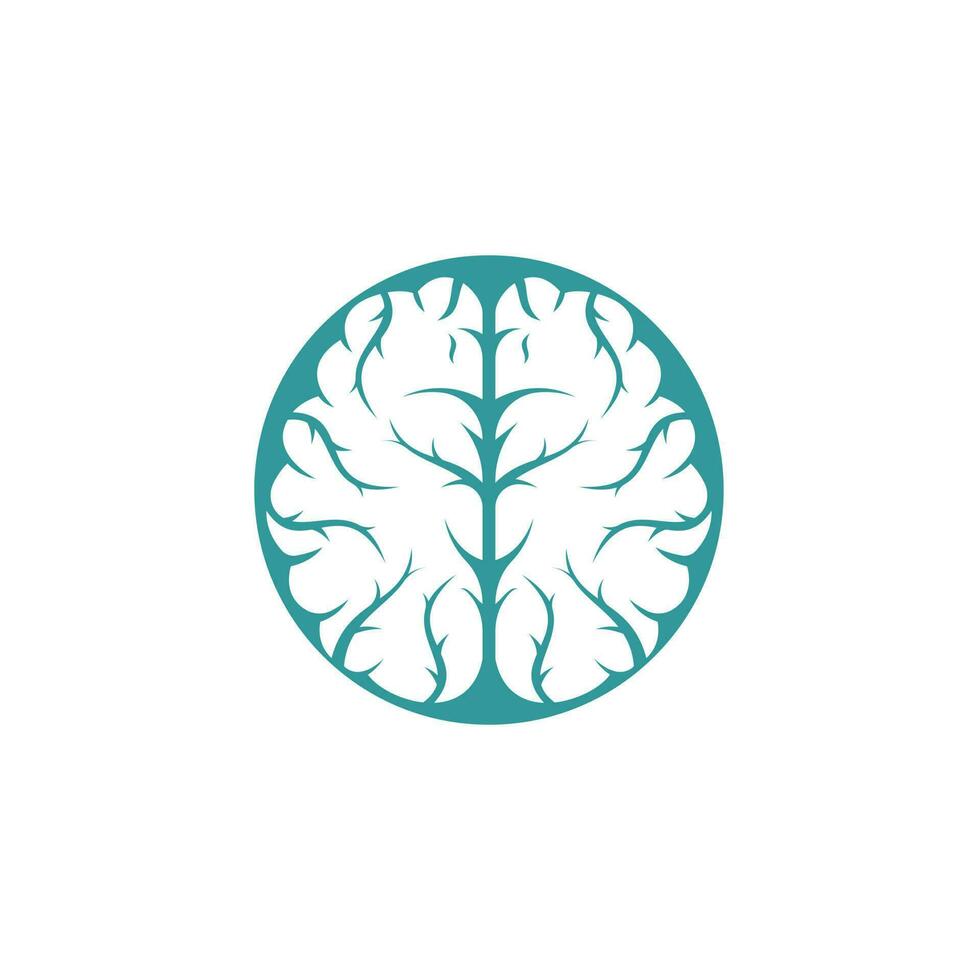 diseño creativo del logotipo del cerebro. lluvia de ideas poder pensamiento cerebro logotipo icono vector