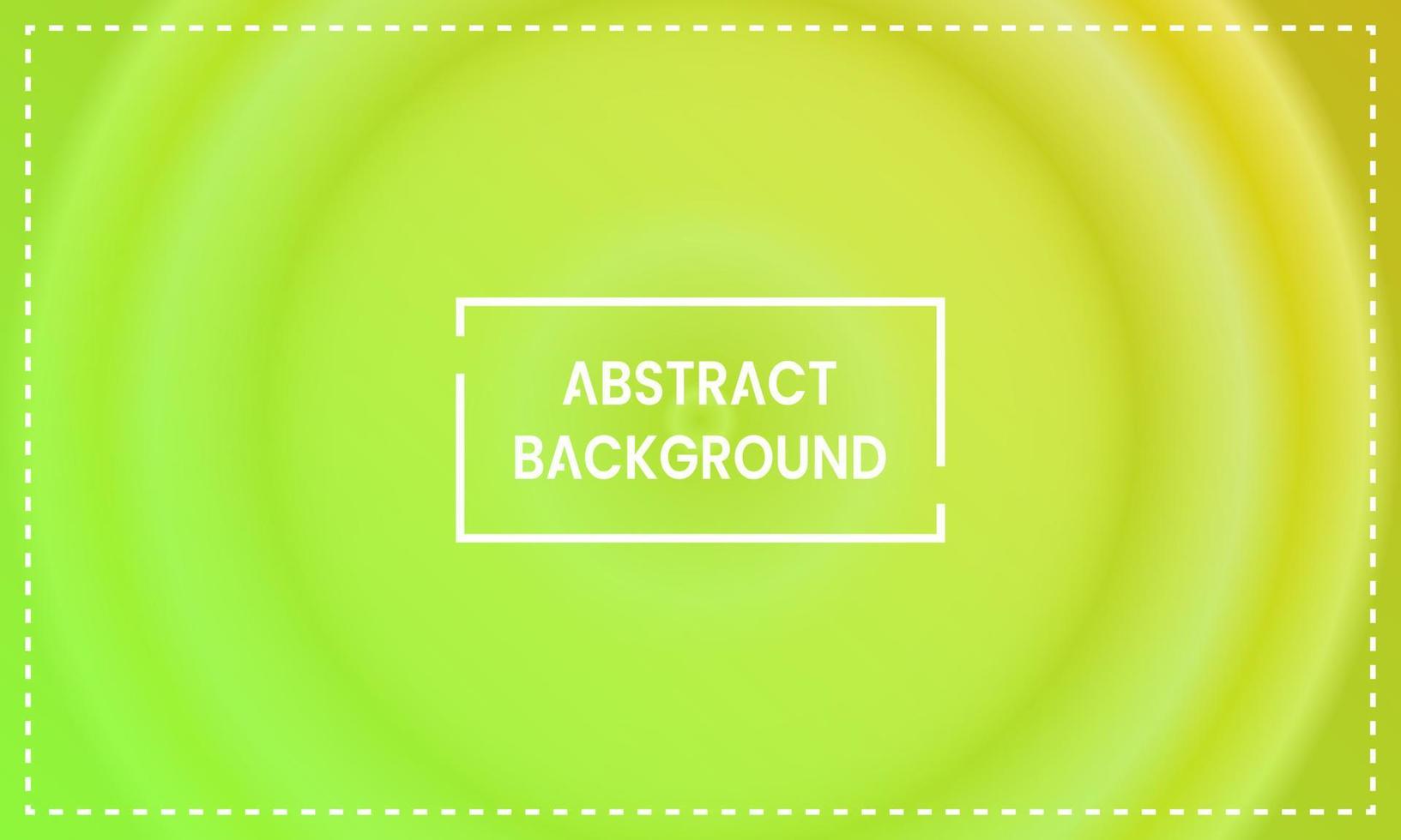 dark yellow and light green circle radial gradient abstract background with frame. simple, blur, shiny, modern and color style. use for homepage, backgdrop, wallpaper, cover, poster, banner or flyer vector