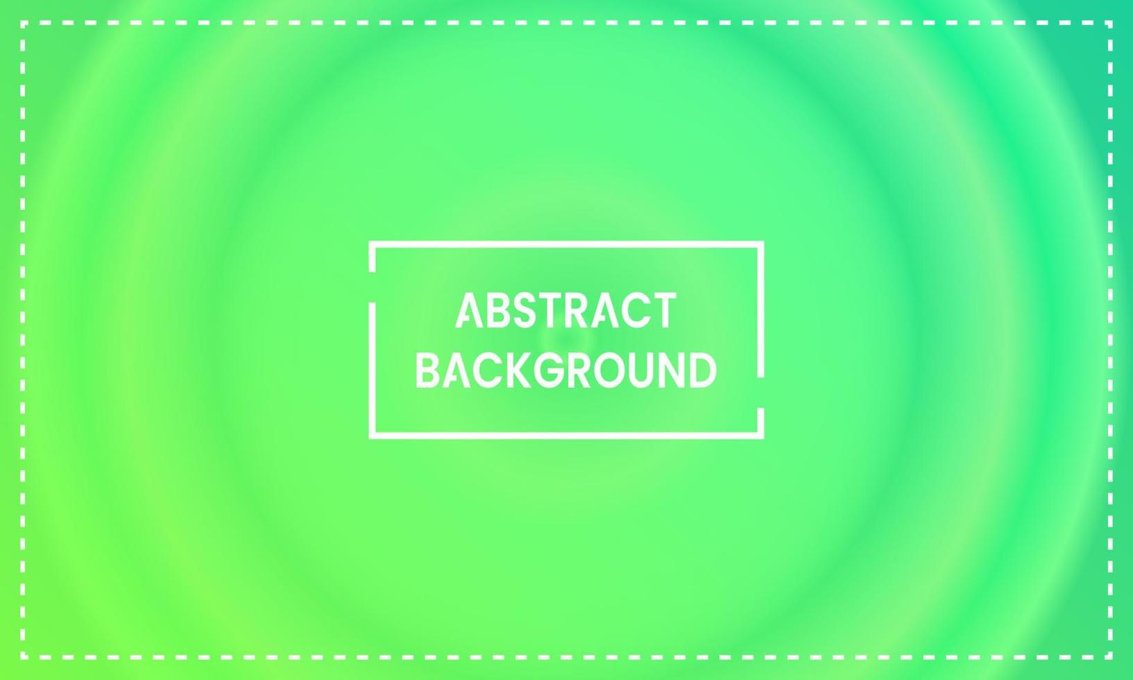 tosca green and light green circle radial gradient abstract background with frame. simple, blur, shiny, modern and color style. use for homepage, backgdrop, wallpaper, cover, poster, banner or flyer vector